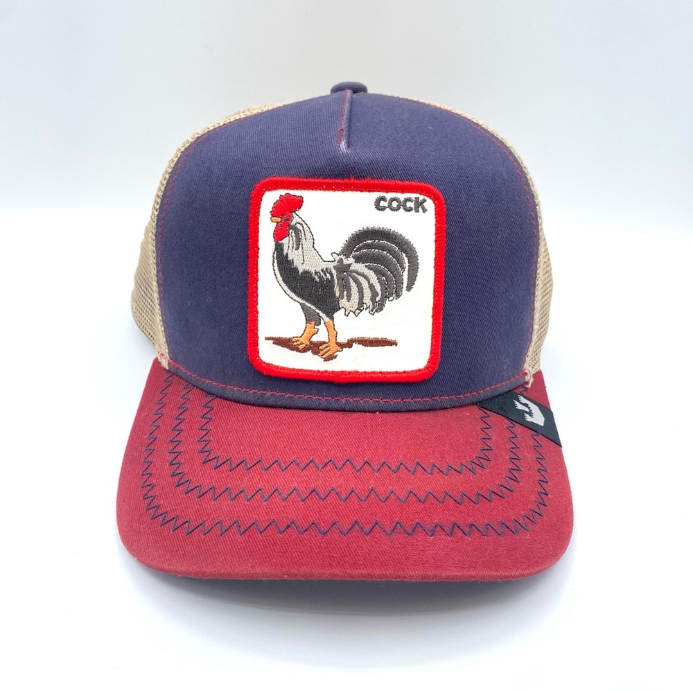 Goorin Bros Trucker Hat Male Rooster Patch The Farm Snapback Hat Cap Adjustable